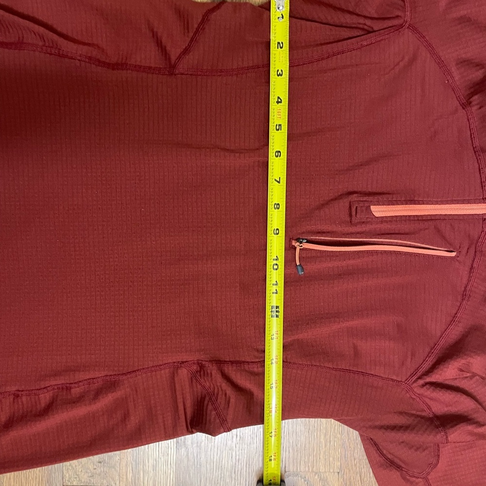 Red Quarter-Zip Pullover - Picture 6 of 8